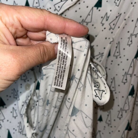 Soma Womens Two Piece Pajama PJ Set Size Large Abstract Tree Print - Picture 5 of 8